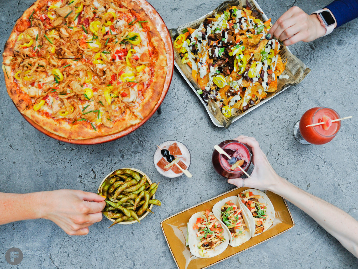 Feast on St. Louis – Patios: Westport Social Assorted Menu Items